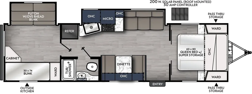 2026 Coachmen Apex 300BHS floor plan