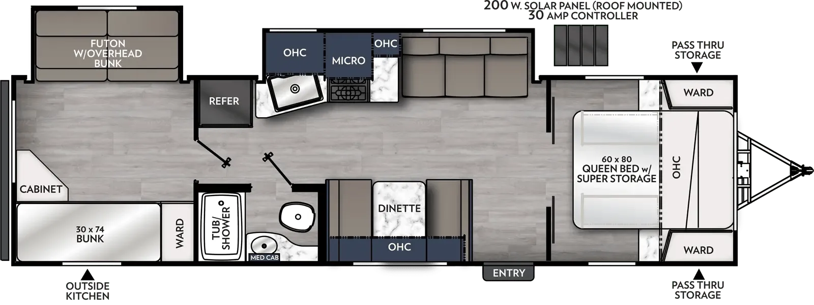 2026 Coachmen Apex 300BHS - Floor plan