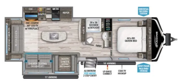 Grand Design Imagine 2970RL floor plan