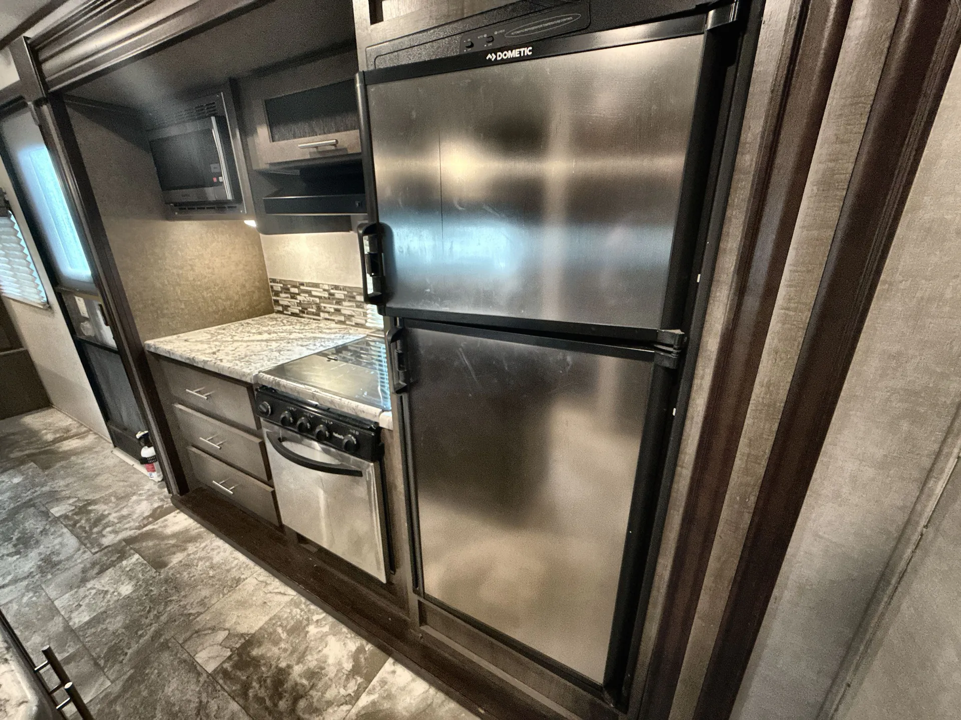 2018 Forest River Surveyor 247BHDS — fridge