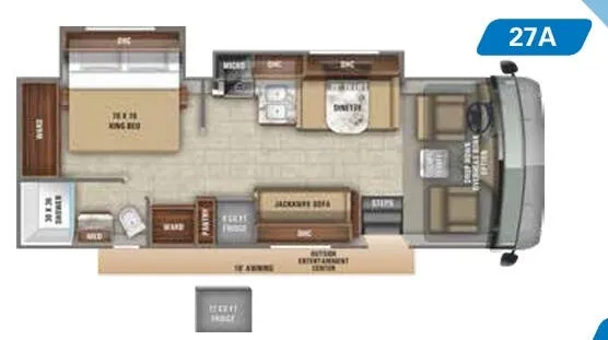 Jayco Alante 27A floor plan