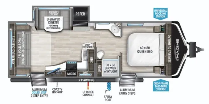 Grand Design Imagine 250ORL floor plan
