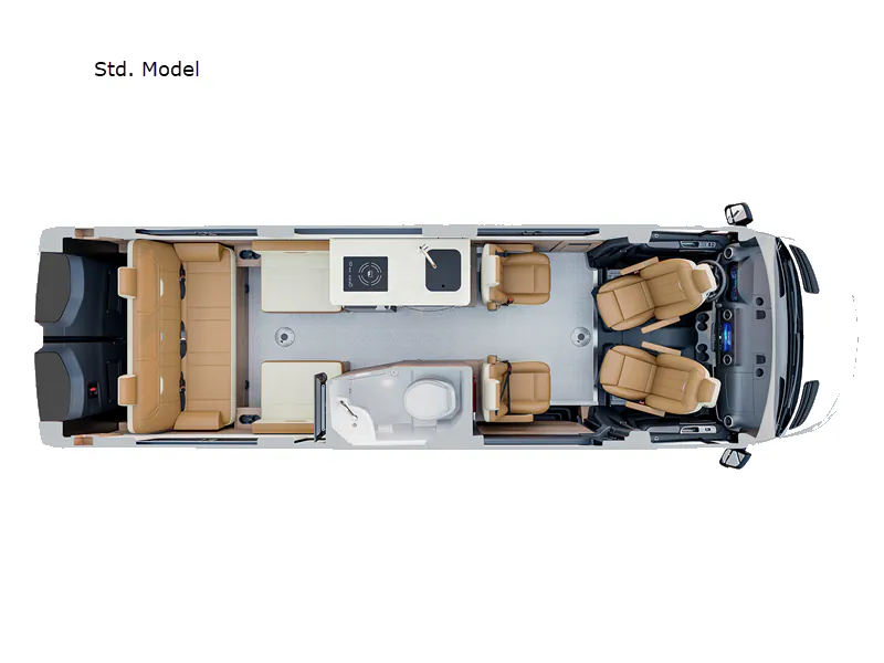 2026 Airstream Interstate 24GLX — Floor plan