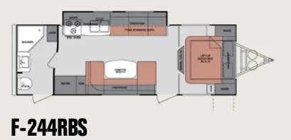 Cruiser RV Fun Finder 244RBS floor plan