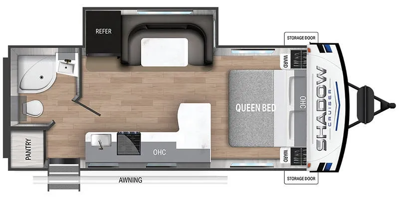 Cruiser RV Shadow Cruiser SC225RBS floor plan