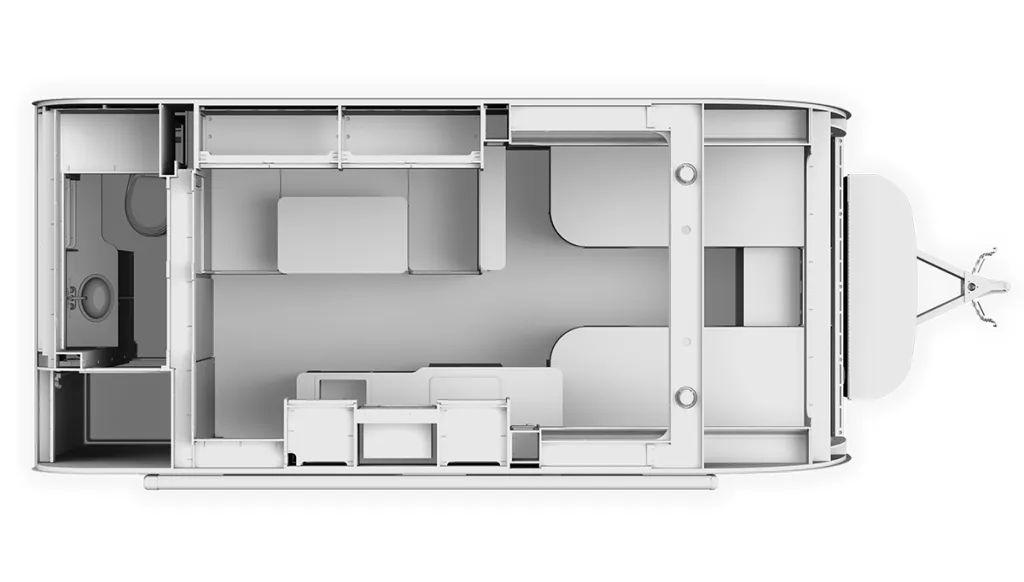 2026 NuCamp Haven TWIN floor plan