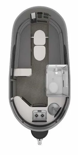 Airstream Basecamp X BASE floor plan