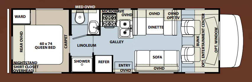 Forest River Forester 2901 floor plan