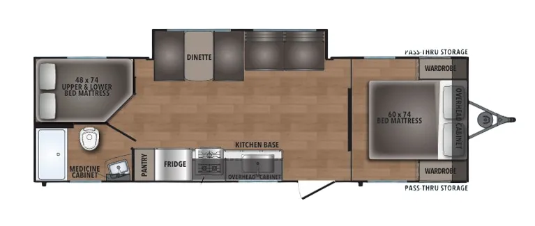 Shasta I-5 526DB floor plan