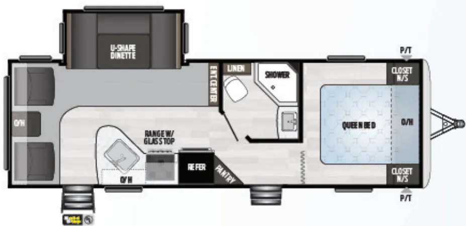 Keystone Springdale 258RLWE floor plan