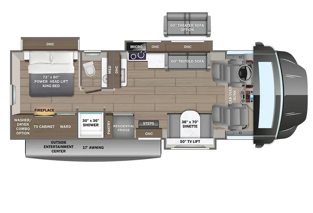 Entegra Coach Accolade XT 35L floor plan