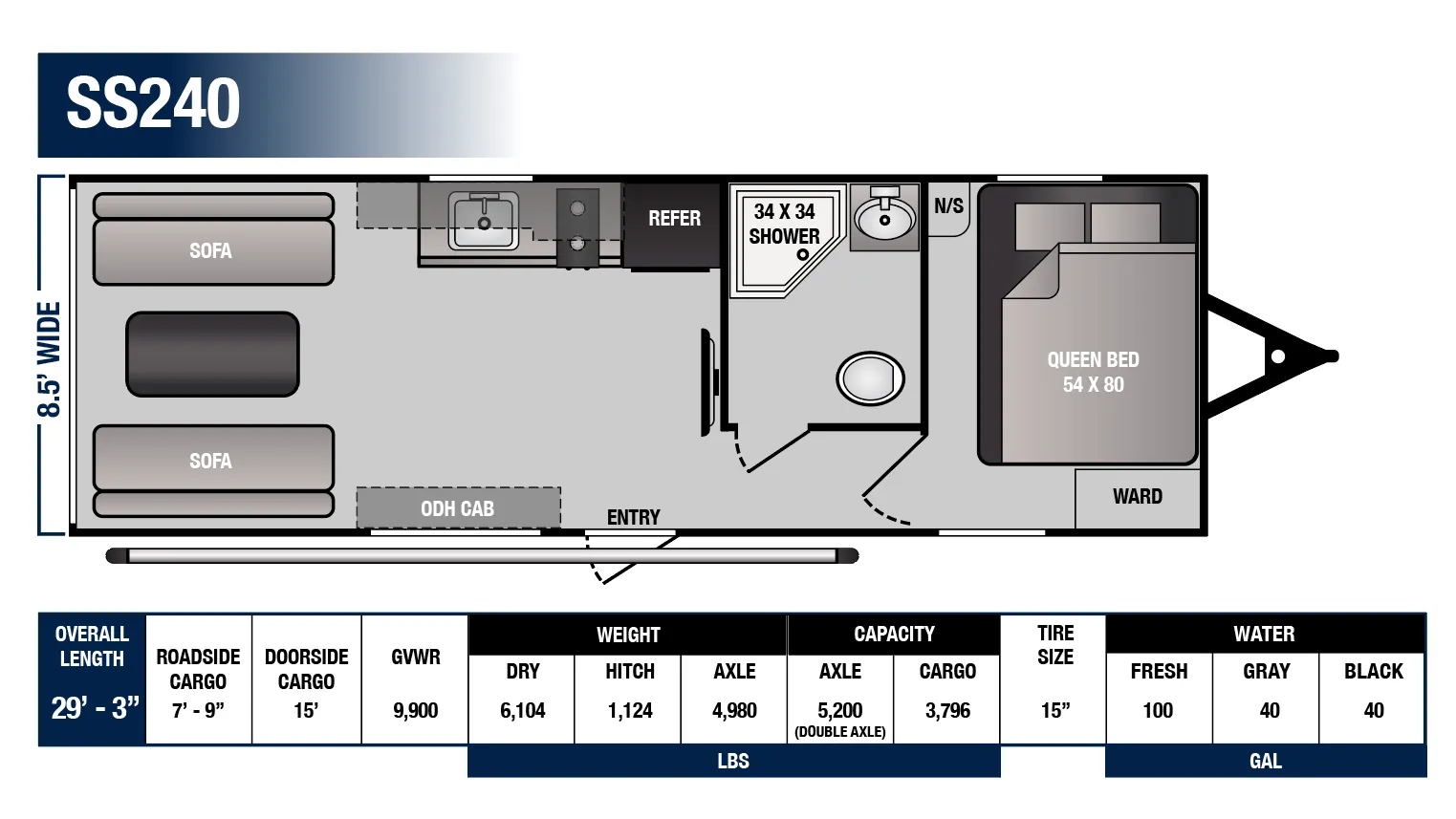 Genesis Supreme Genesis Limited GSS240 floor plan