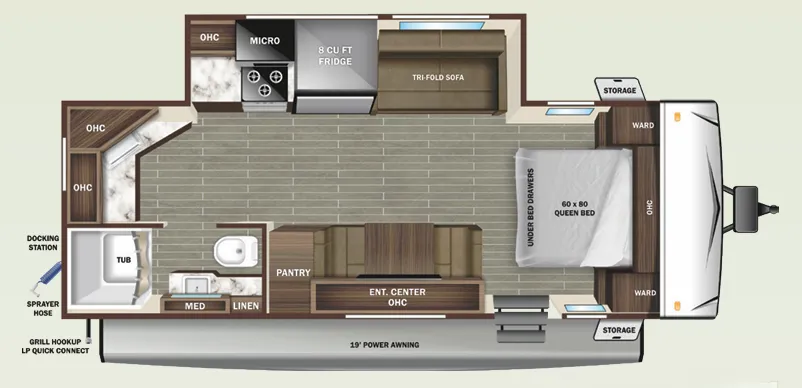 Starcraft Super Lite 225CK floor plan