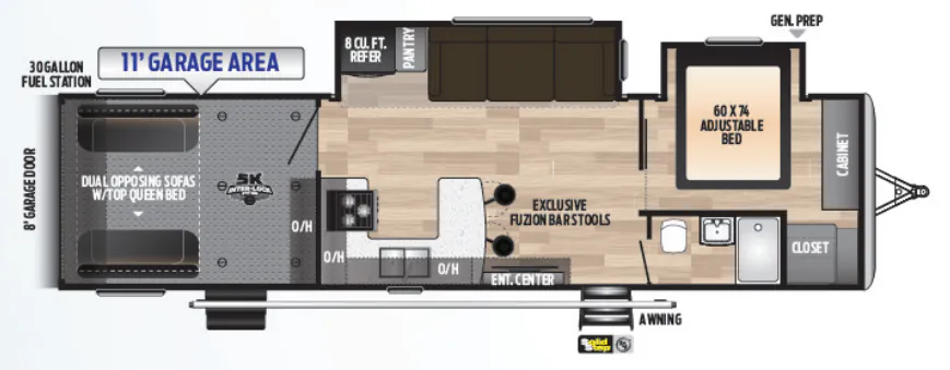 Keystone Impact 317 exterior