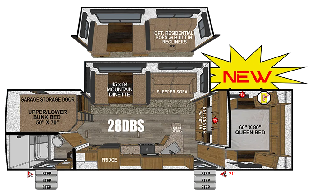 2027 Outdoors Rv MTN TRX 28DBS T - Photo 3