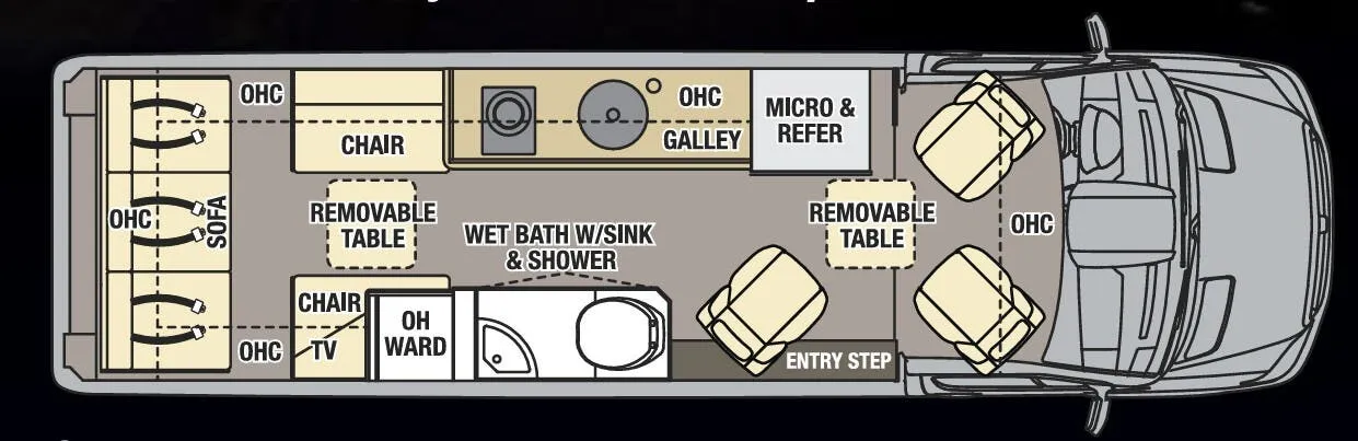 Coachmen Galleria 24T floor plan