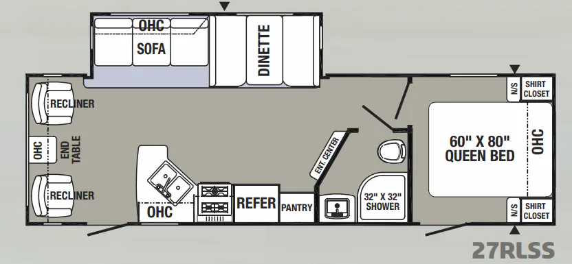 Palomino Puma 27RLSS floor plan