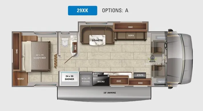 Jayco Redhawk 29XK floor plan