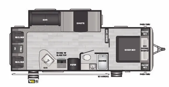 2021 Keystone Springdale 266RL - Floor plan