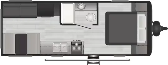 Keystone Hideout 20RDWE floor plan