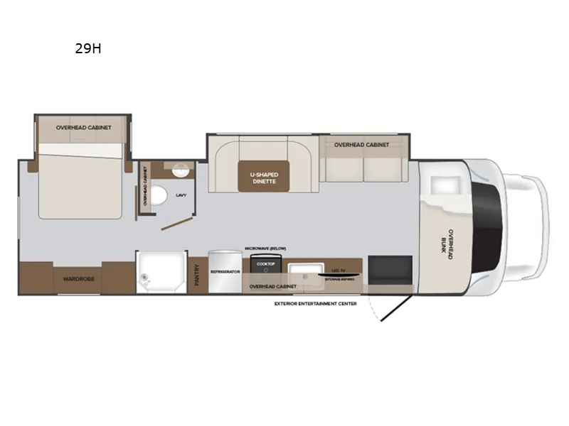 2027 Holiday Rambler Incline 29H - Floor plan