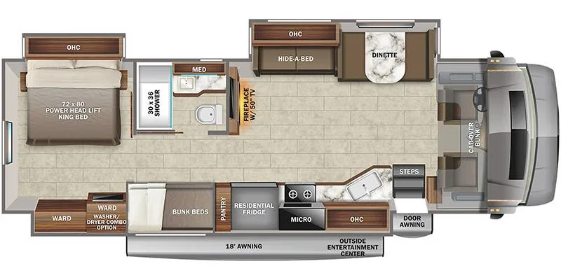 2022 Jayco Seneca 37L floor plan