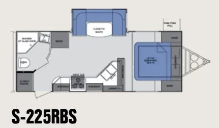 Cruiser RV Shadow Cruiser 225RBS floor plan