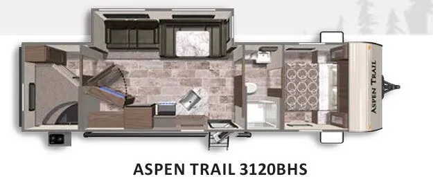 Dutchmen Aspen Trail 3120BHS floor plan