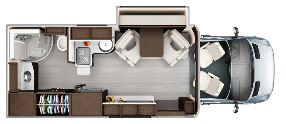 Leisure Travel Wonder U24MB floor plan