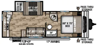 Venture RV Sonic SN231VRK floor plan