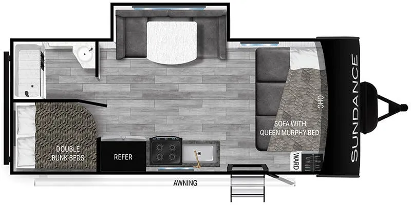 Heartland Sundance Ultra-Lite SDTT 211 floor plan