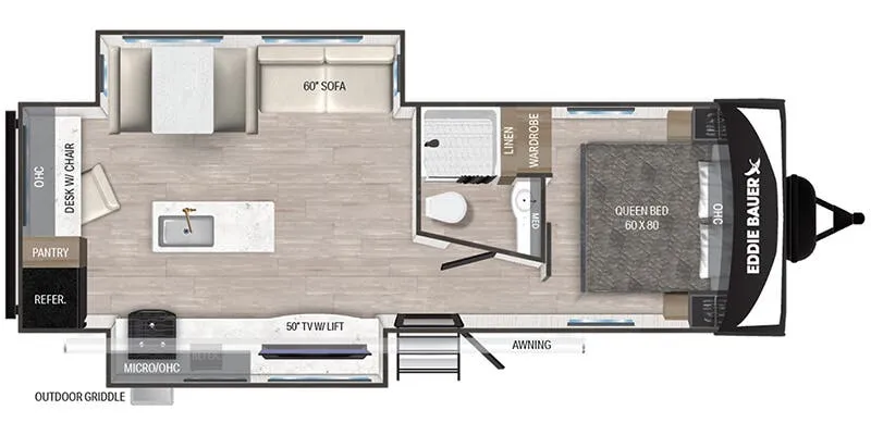 Heartland Eddie Bauer EBL 2600RK floor plan