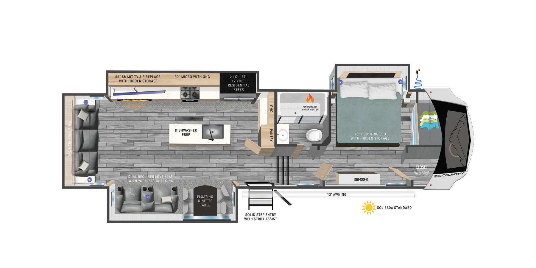 2024 Heartland Big Country 3200RLK - Floor plan