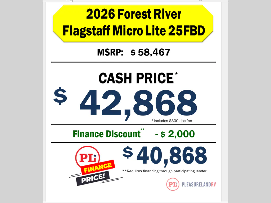 2026 Forest River Flagstaff Micro Lite 25FBD, Photos photo 3