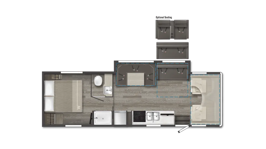 2024 Winnebago Minnie Winnie 31K floor plan