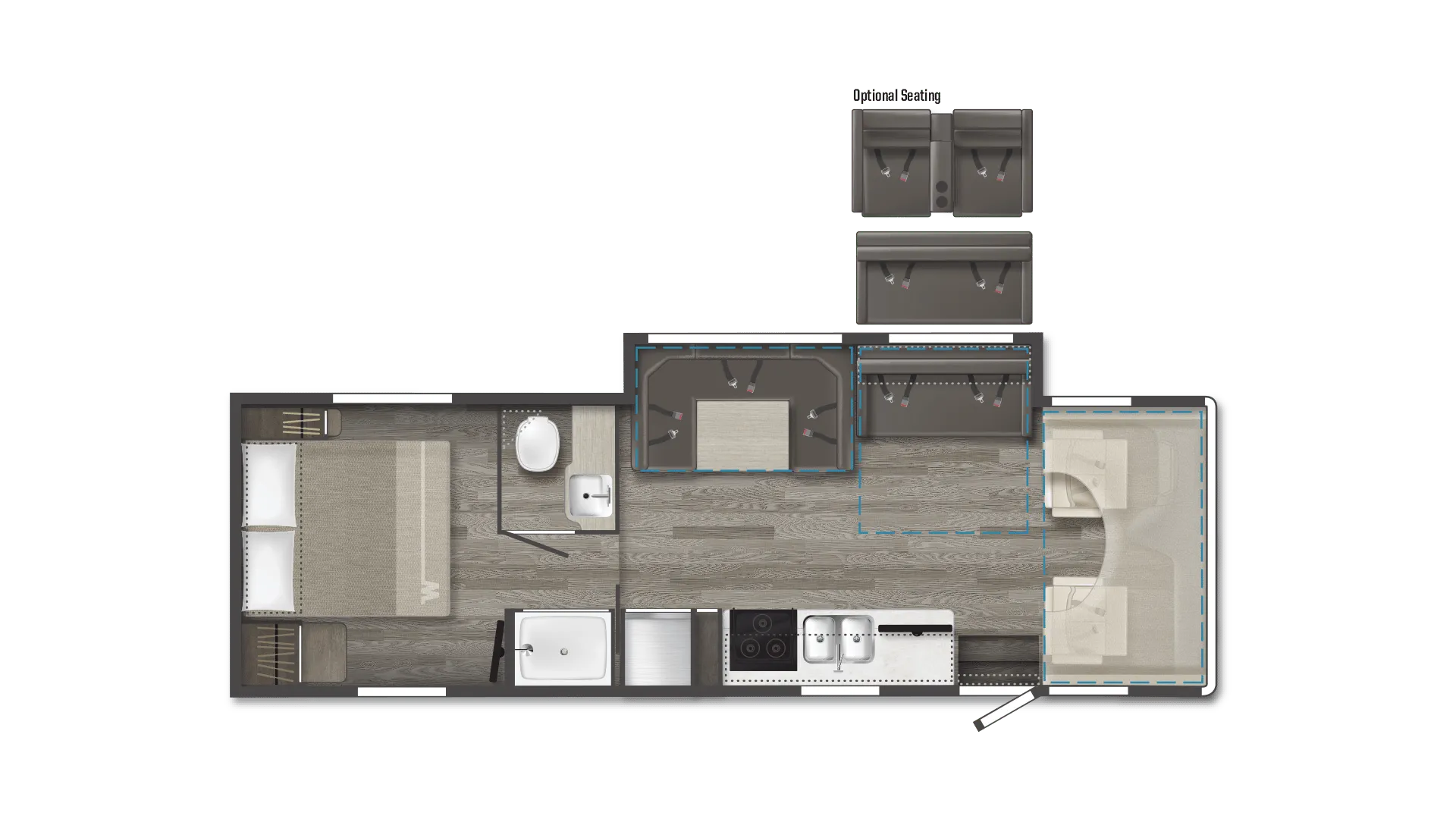 2024 Winnebago Minnie Winnie 31K - Floor plan