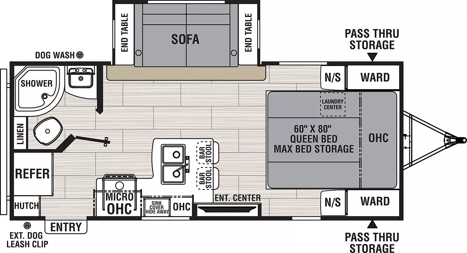 Coachmen Northern Spirit 1943RB floor plan