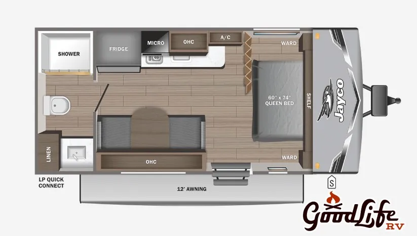 2026 Jayco Jay Flight SLX 175FQ - Floor plan