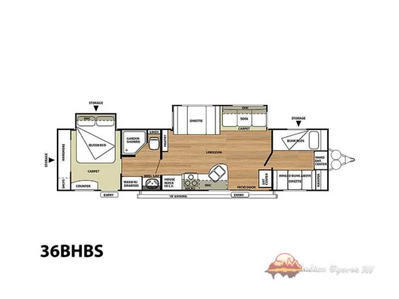 2014 Forest River RV Salem 36BHBS - Photo 3