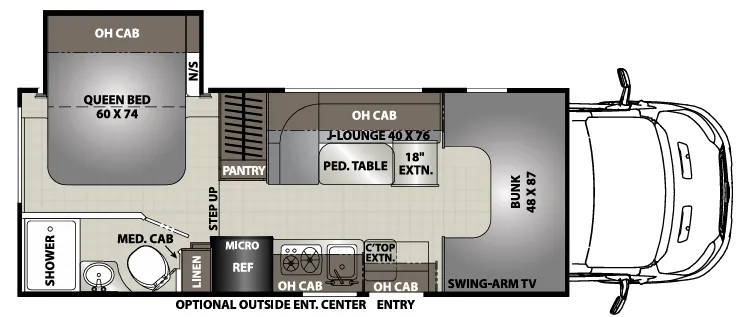 Coachmen Orion T21RS floor plan