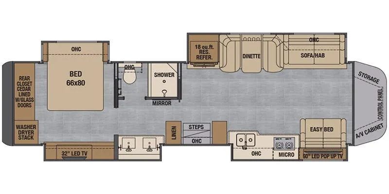 Renegade RV XL X45QS floor plan