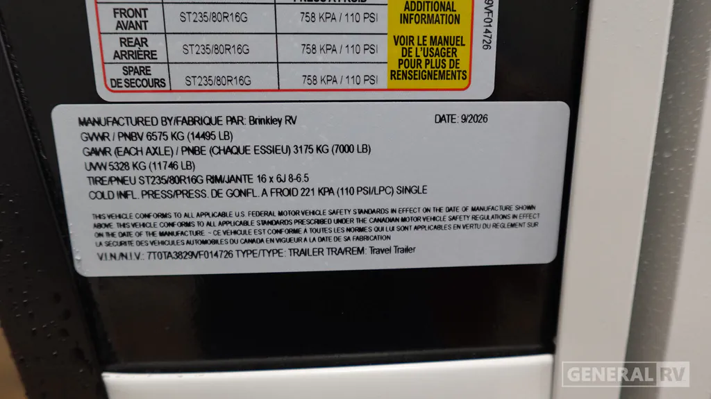 2027 Brinkley Model Z AIR 315, Photos photo 37