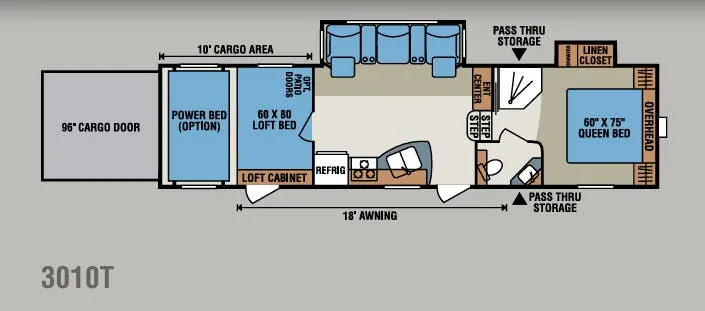 K-Z Inferno 3010T floor plan