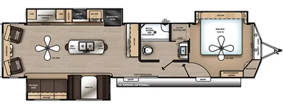 Coachmen Catalina Destination 39RLTS floor plan