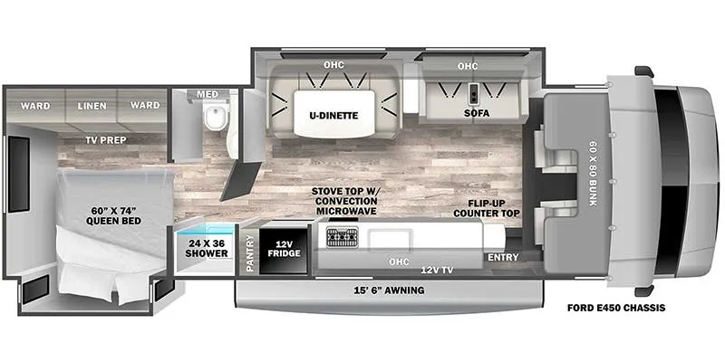 Forest River Solera 32DSK floor plan