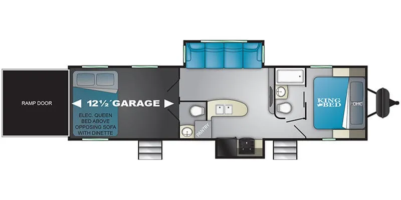 2017 Heartland Torque XLT TQ T31 - Floor plan
