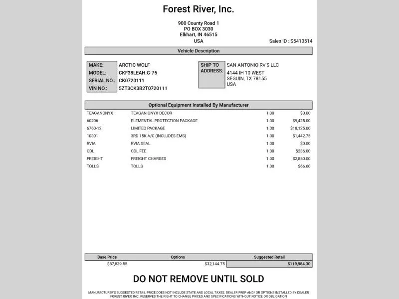 2026 Forest River Cherokee Arctic Wolf 38LEAHG - Photo 3
