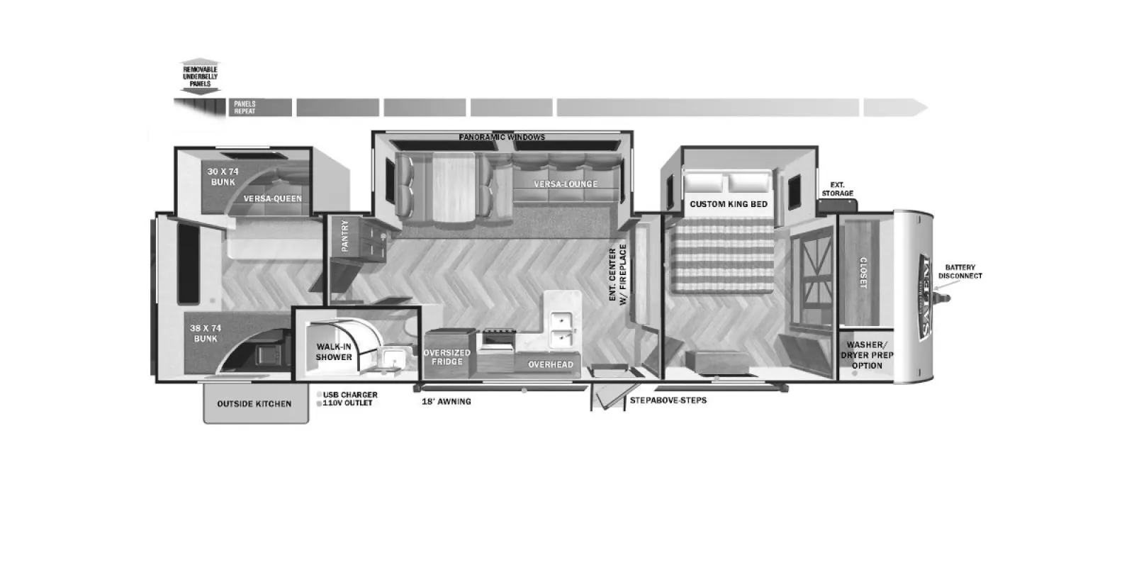 2022 Forest River Salem 33TS - Photo 3