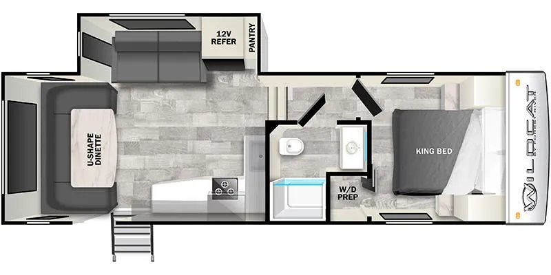 Forest River Wildcat 26RD floor plan
