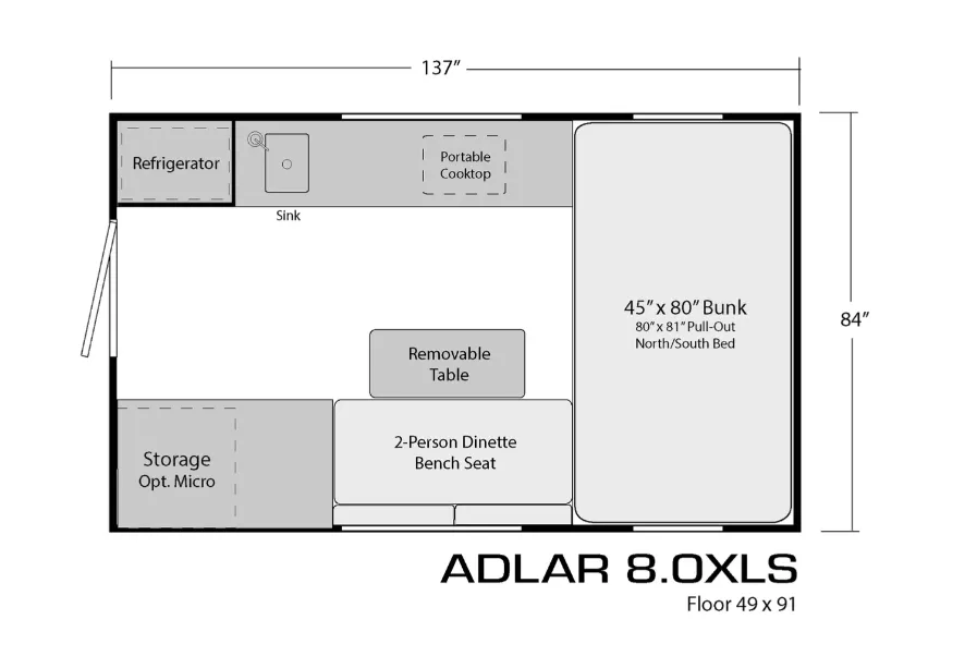 Soaring Eagle Adlar 8.0XLS floor plan
